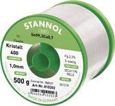 Stannol Flowtin TC Solder, bobine sans plomb Sn99.3Cu0.7 500 g 1 mm