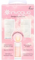Invogue 120 Full Cover Square Shape Nails