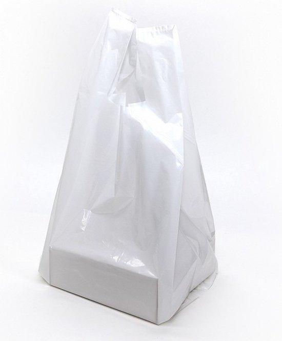 Sacs de transport pour chemises - blanc - 48cm - (1000) pièces - 1 boîte