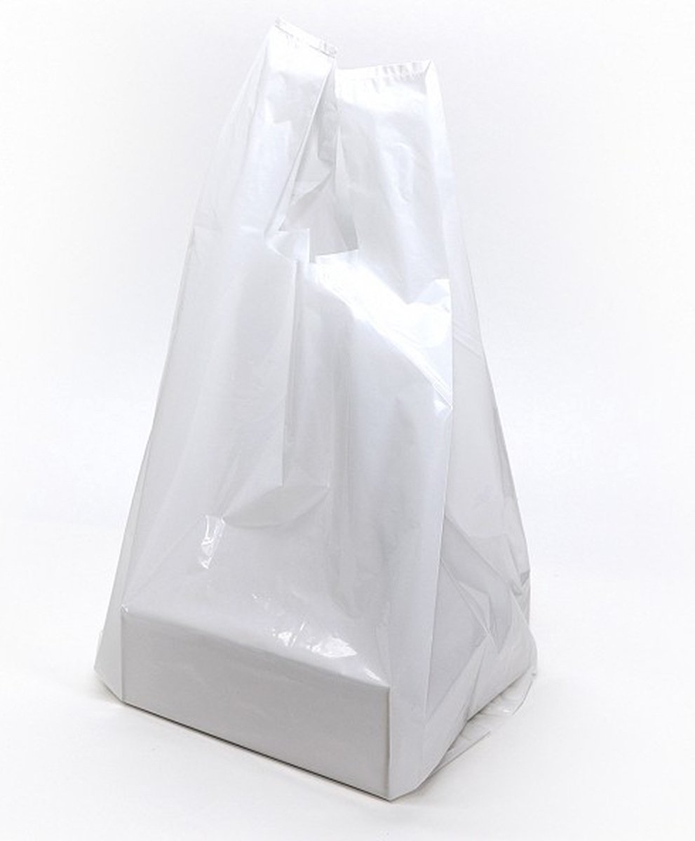 Herbruikbaar Plastic Hemddraagtassen 30x40cm 50µm (100 stuks