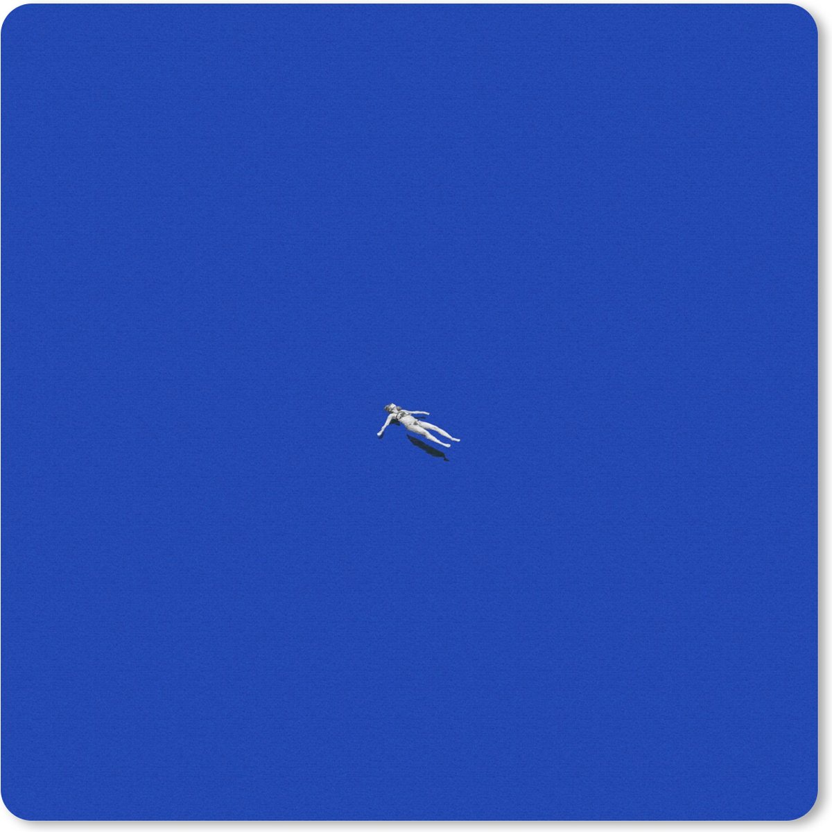 Muismat 30x30 cm - Mousepad Vintage - Blauw - Vrouw - Muismatten