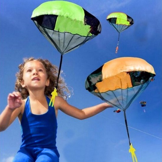 Jeter à la main Mini Play parachute parachutiste Salle de jeux en plein air  enfants... | bol
