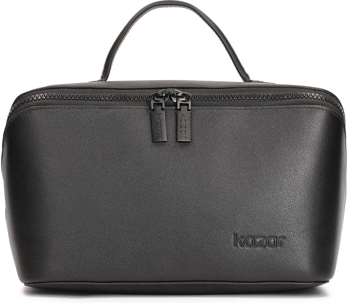 Middelgrote beautycase in volnerfleer
