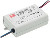 Mean Well APC-35-1050 LED-driver Constante stroomsterkte 34.7 W 1.05 A 11 - 33 V/DC Niet dimbaar, Overbelastingsbescher