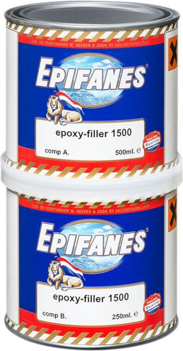 Epifanes Epoxy-Filler 1500 epoxyplamuur 750ml grijs