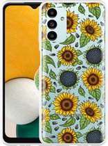 Hoesje geschikt voor Samsung Galaxy A13 5G Sunflowers