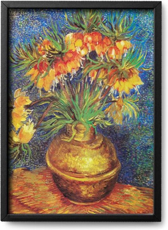 Poster Vincent Van Gogh 'The Night Is More Alive Than The Day' - 20x30 Cm, Papier Premium 250 G/m², Couleurs Résistantes Aux UV