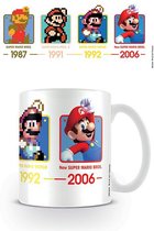 Nintendo Super Mario - Mario door de eeuwen heen Mok