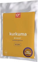 Foodie Kurkuma Boost - Kurkuma Capsules - Met Gember-extract - Betere opname dankzij Bioperine® - 60 capsules