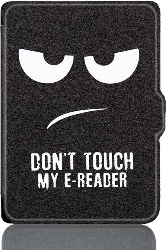 Lunso - Geschikt voor Kobo Clara 2E hoes (6 inch) - sleep cover - Don't Touch van Lunso — afbeelding 5