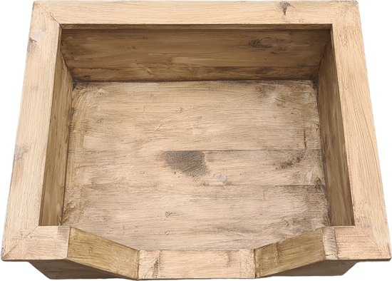 Hondenbed - Honden ligbed - Honden manden - Hondenslaapplaats - Hondenmand - Garden & Furniture - Steigerhout - Douglas - Dieren - Maat XL 120 x 80 Old brown