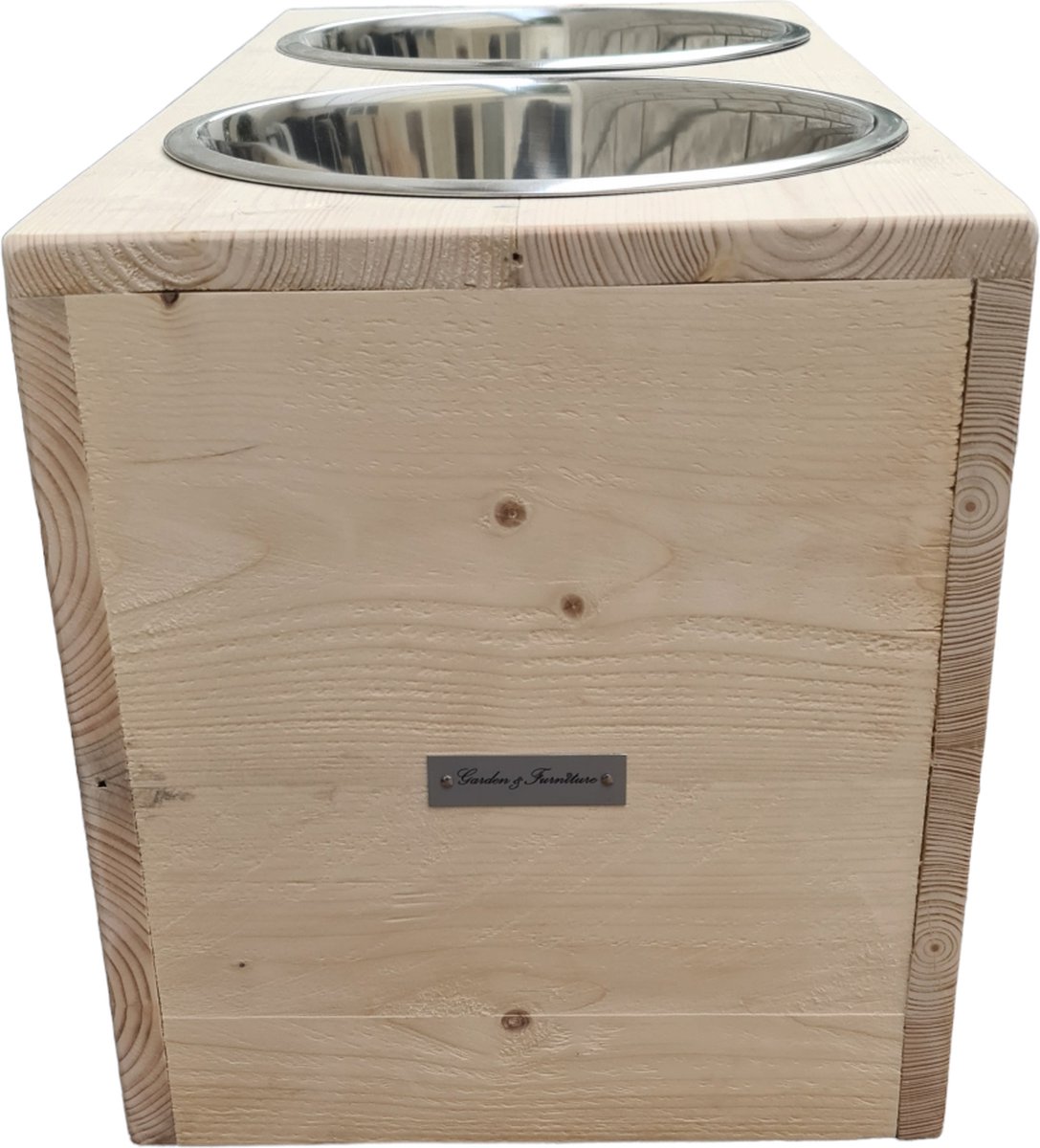 Bunny Hooi Feeder | 10x19cm Grappige Houten Natuurlijke