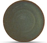 BonBistro Plat bord 21cm groen Cirro (Set van 6)