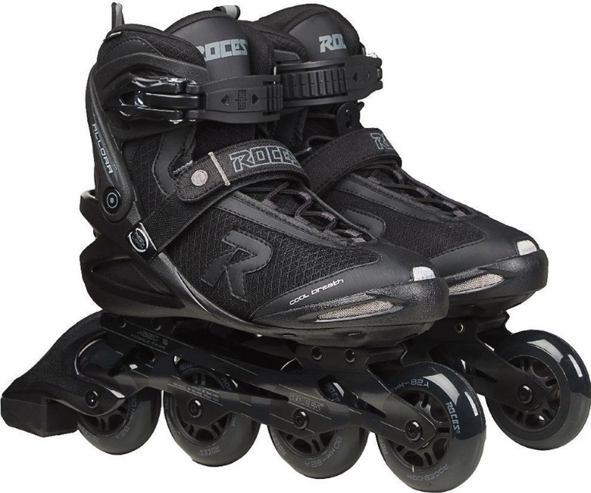 Roces Allora TIF 80 Skeelers Volwassenen – 4x80mm Wielen – Fitness Inline Skates Zwart