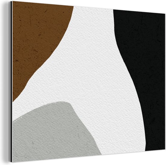 Décoration murale Métal - Peinture Aluminium Industriel - Minimalisme - Design - Formes - 80x60 cm - Dibond - Photo sur aluminium - Décoration murale industrielle - Pour le salon/chambre