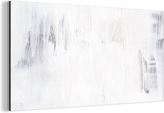 Wanddecoratie Metaal - Aluminium Schilderij Industrieel - Acrylverf - Verf - Design - 80x40 cm - Dibond - Foto op aluminium - Industriële muurdecoratie - Voor de woonkamer/slaapkamer