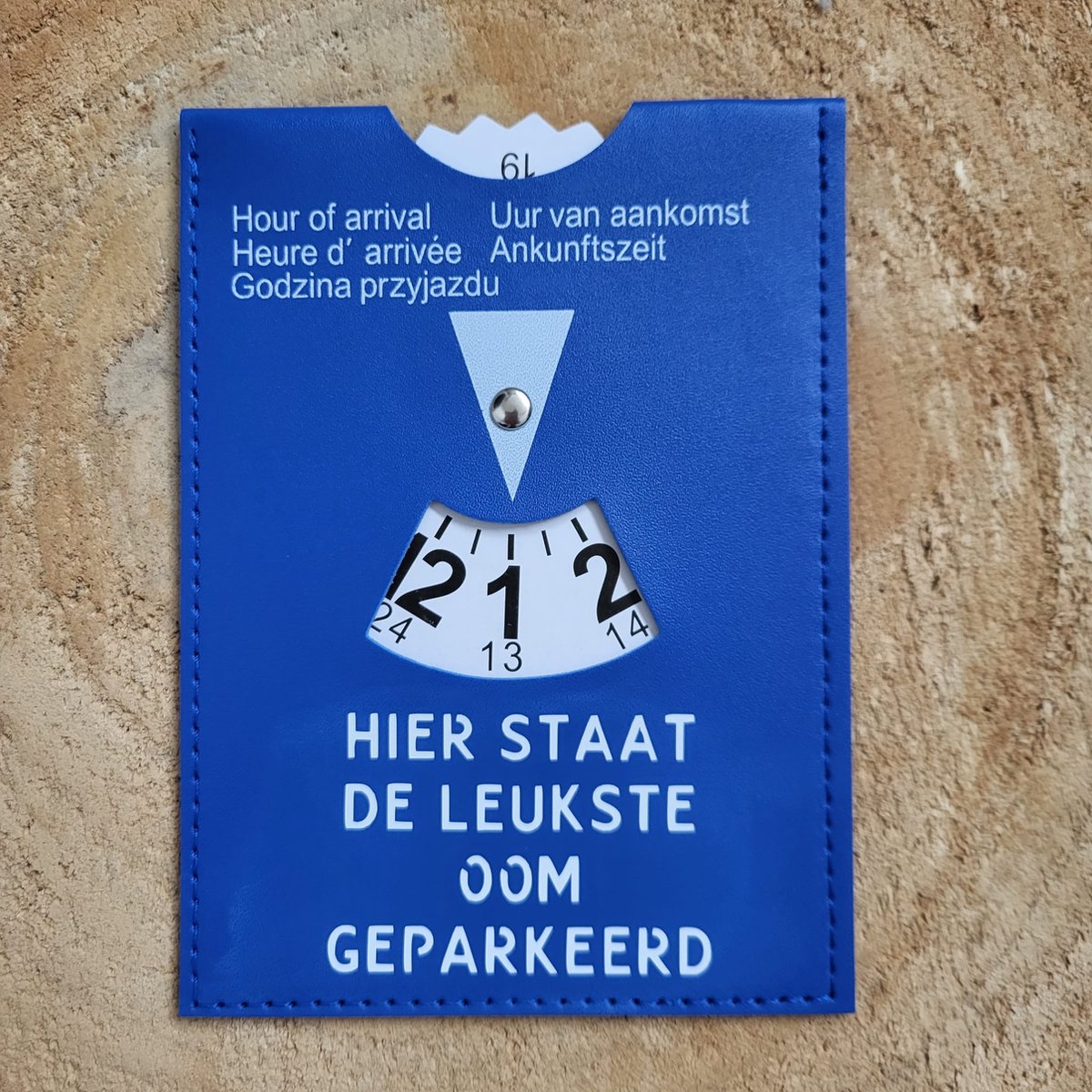 Parkeerschijf - Hier staat de leukste oom geparkeerd - Cadeau - Oom