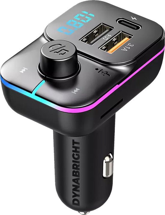 iSetchi FM Transmitter Bluetooth – Carkit – Autolader USB C – Snellader –  Handsfree Bellen – Autoradio – Auto Accessoires – iSetchi