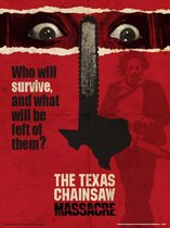 Texas Chainsaw Massacre Newsprint Art Print 30x40cm | Poster