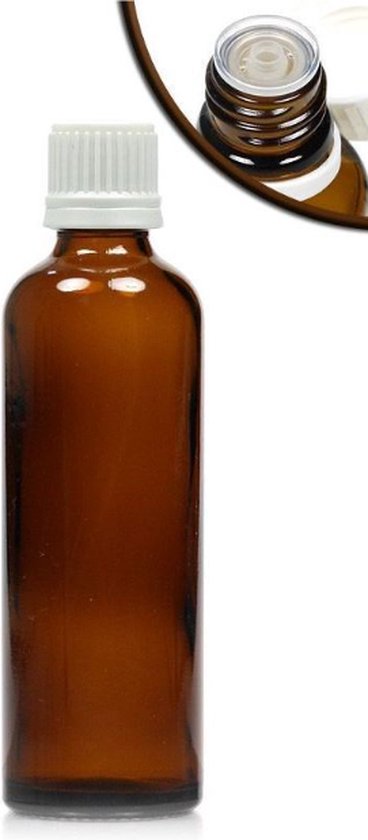 Pipet Flacon met pipet montuur - Pipetflesje bruin glas - CT International Webshop