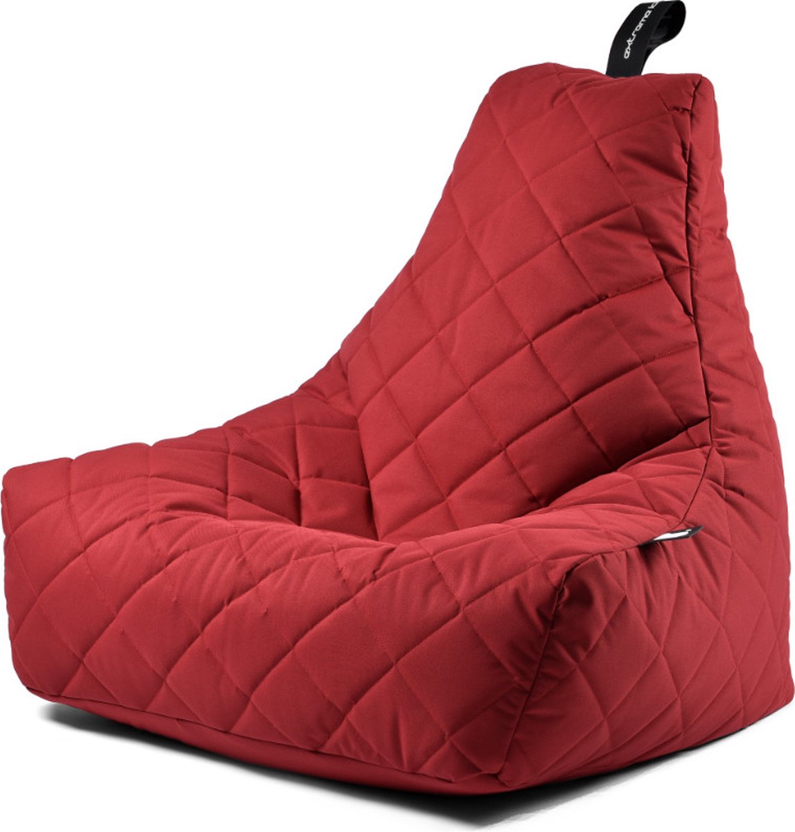 Extreme Lounging - b-bag mighty-b quilted- zitzak voor volwassenen - binnen & buiten - uv- en waterbestendig - Rood