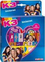 K3 Stickers - K3 Stickerset - Studio100 K3 Muziek Stickers - K3 Hanne, Marthe & Julia - K3 Fans - K3 Cadeau voor Meisjes & Jongens - Sticker Set met K3 Stickers - Creatief & Educatief - Spelenderwijs Leren - K3 Knutselen / DIY