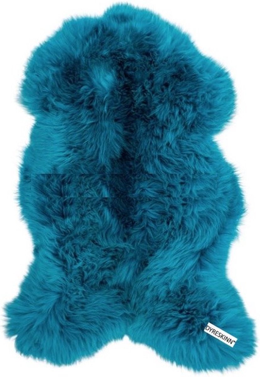 DYRESKINN® Schapenvacht | Azure Blauw | 100 x 65 cm