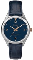 Timex TW2R69700 - Heritage Waterbury - Marineblauw Wijzerplaat - Dameshorloge
