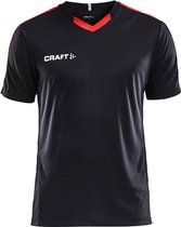 Craft Progress Jersey Contrast M 1905561 - Black/Bright Red - M