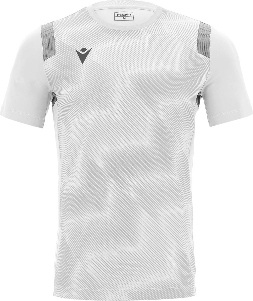 Macron Rodders Shirt Korte Mouw Heren - Wit / Zilver | Maat: XXL