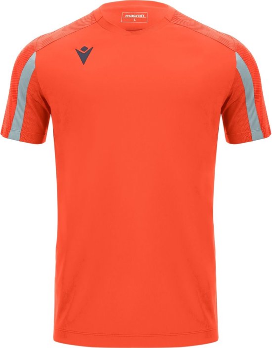 Macron Gede Shirt Korte Mouw Kinderen - Oranje / Zilver | Maat: 9-10 Y