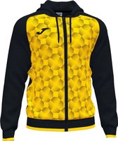 Joma Supernova III Jas Met Kap Heren - Zwart / Geel | Maat: M