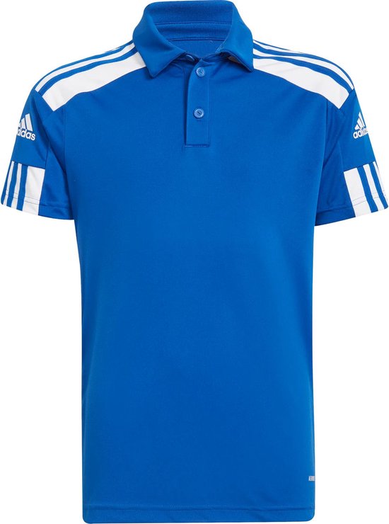 Adidas Squadra 21 Polo Kinderen - Royal / Wit | Maat: 152