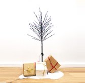 Bright Tree Christmas 1m50 160Led IP44 met timer - multicouleur - Plastic - zwart - SILUMEN