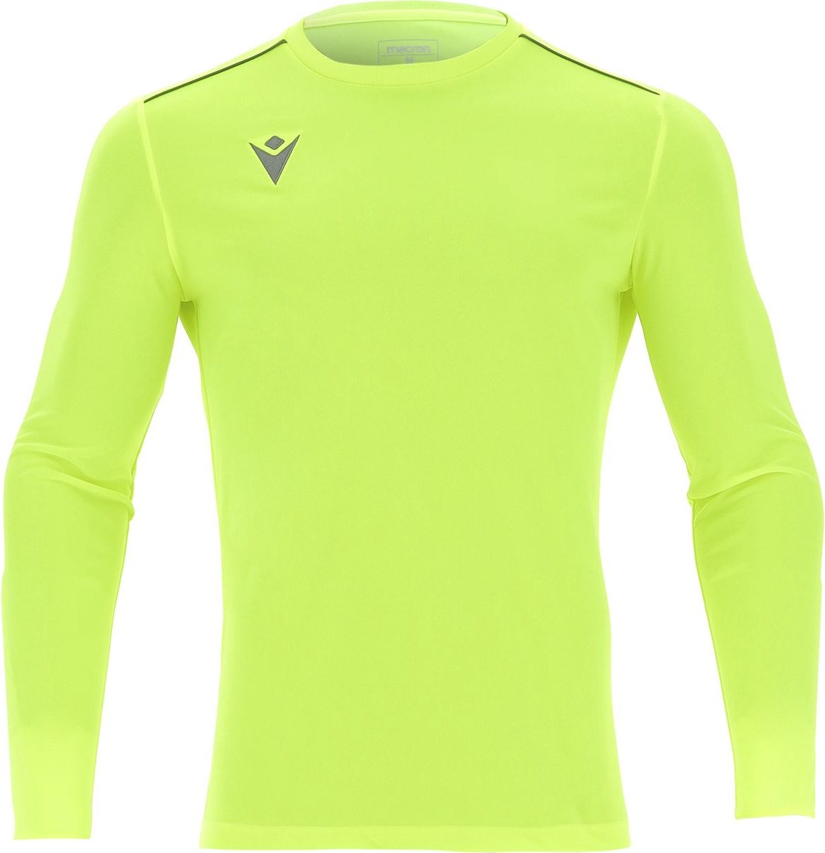 Macron Rigel Hero Voetbalshirt Lange Mouw Kinderen - Fluogeel | Maat: 128