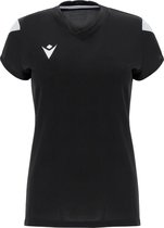 Macron Oxygen Shirt Korte Mouw Dames - Zwart / Wit | Maat: 3XL