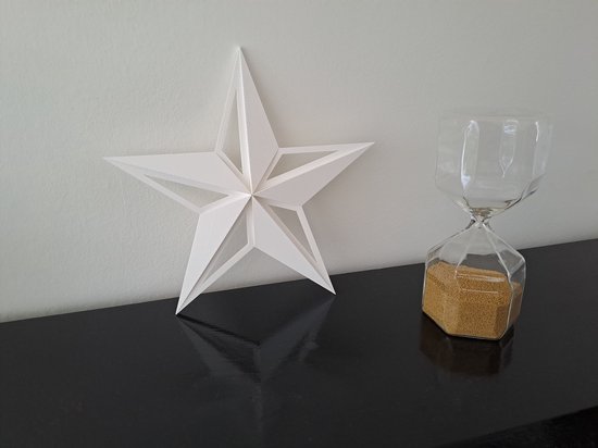 Kerstversiering - Ster - 25cm - Design - 3D geprint
