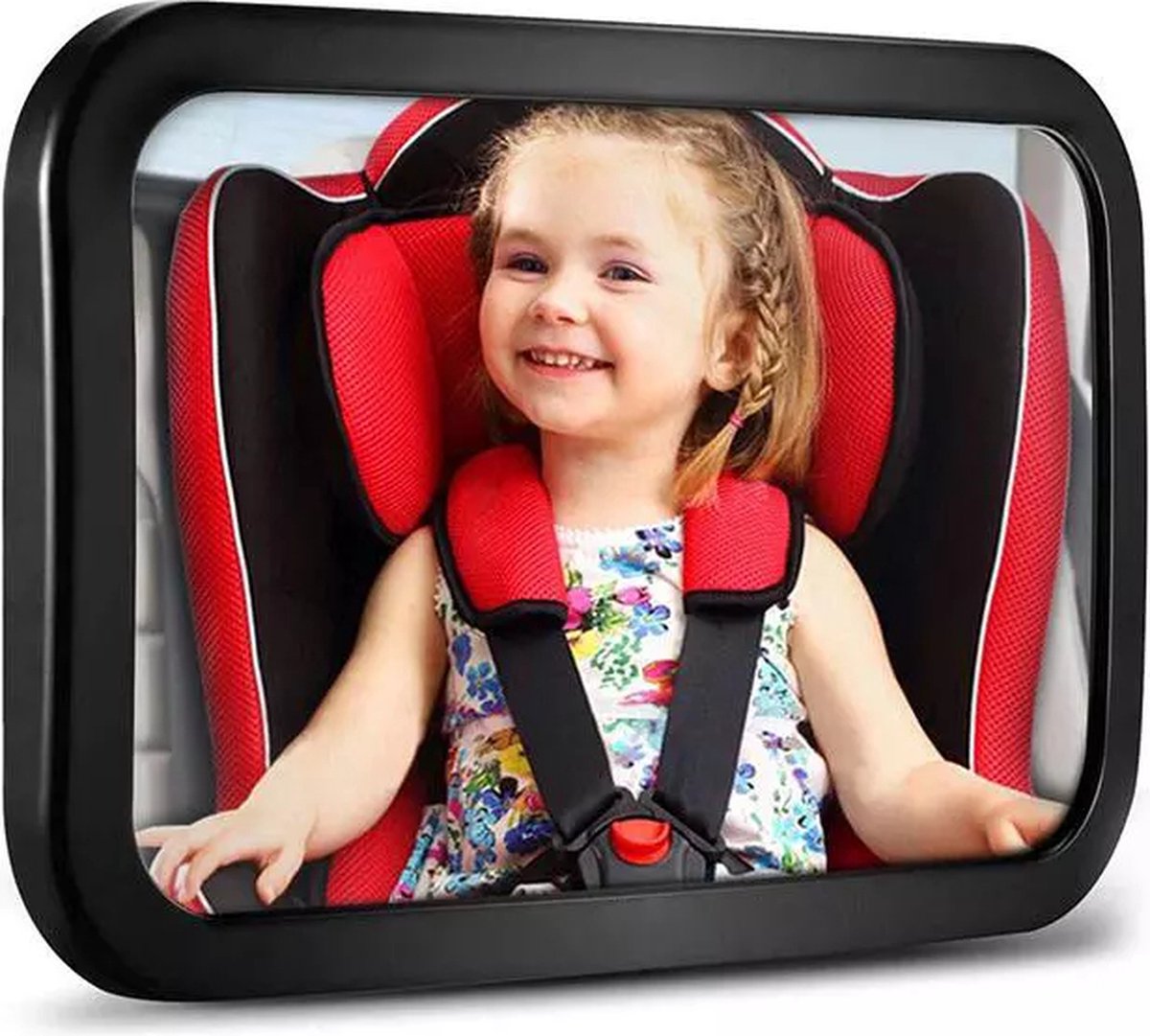 Autospiegel Baby - Achteruitkijkspiegel - Baby Autospiegel - Babyspiegel Auto - Baby Veiligheid - Kinderspiegel - Baby Auto - Zwart
