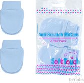 Soft Touch 2-pack Krabwantjes Blauw 0-6 Maanden P110
