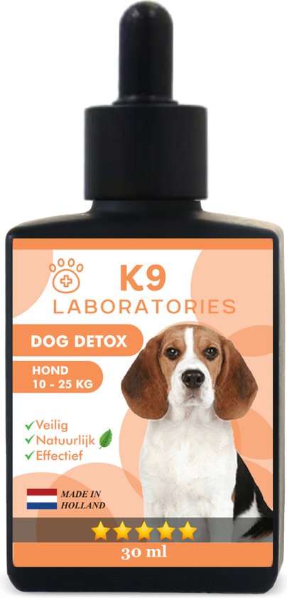 Foto: K9 laboratories ontworming hond voor honden van 10 25 kg 30 ml 100 natuurlijk voor honden met spoelwormen haakwormen zweepwormen en lintworm