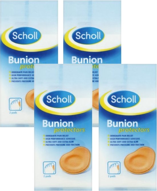 Scholl Bunion Teenbeschermers Multi Pack - 4 2 Pads | bol.com