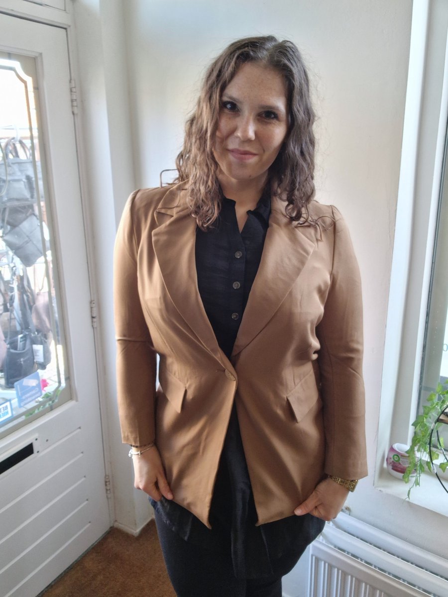 Only Carmakoma Carviolet blazer bruin maat 42