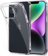 Hoesje Geschikt voor iPhone 14 hoesje siliconen backcover - Transparant - Arara