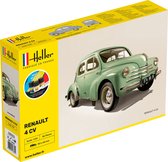 1:24 Heller 56762 Renault 4 CV Car - Starter Kit Plastic Modelbouwpakket