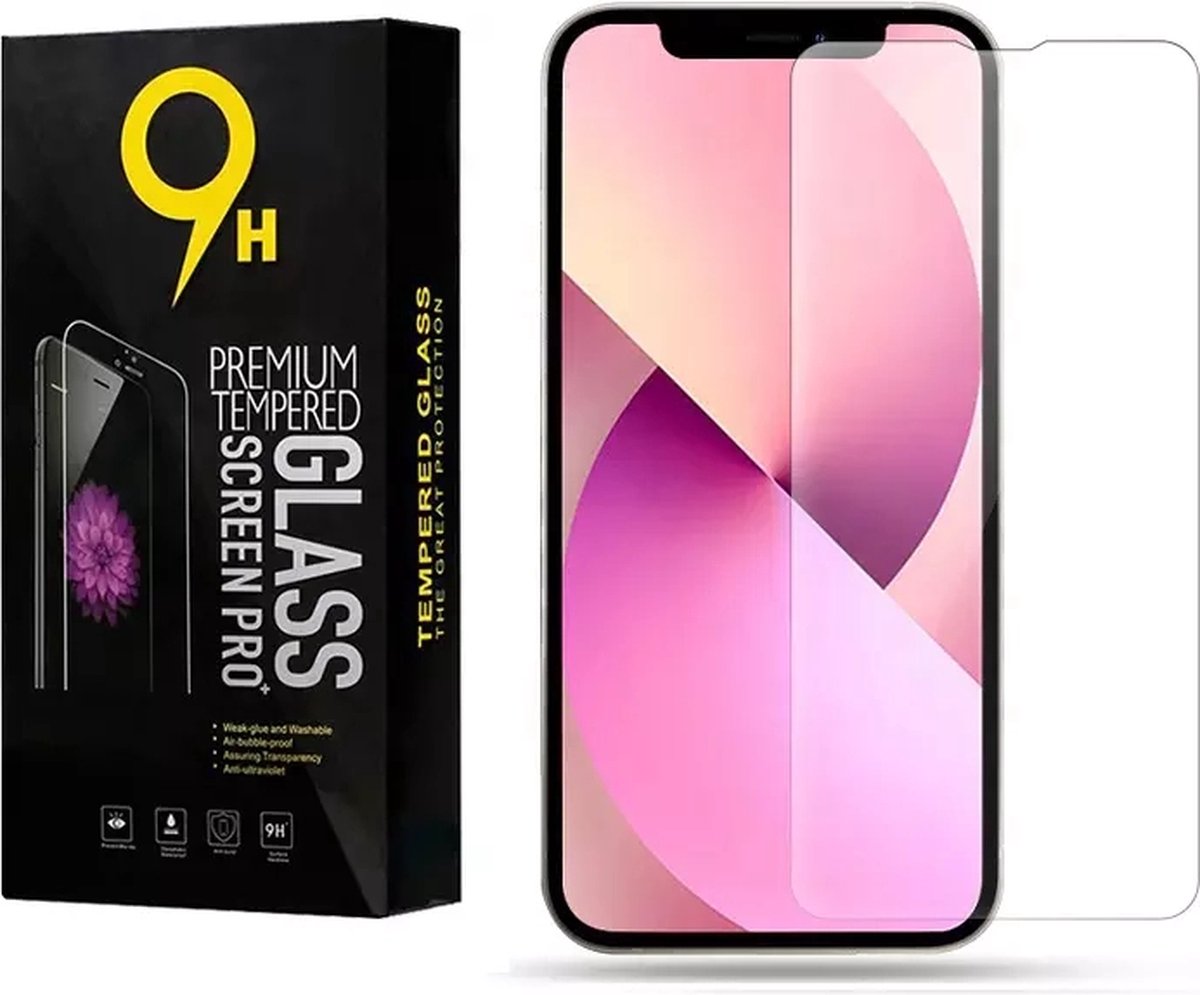 iPhone 14 Pro 9H Gehard Glas Screenprotector (Full Cover)