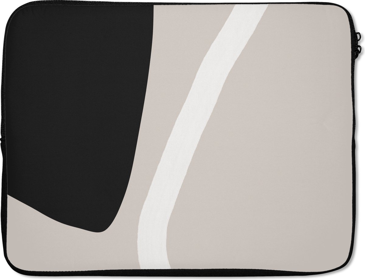 Laptophoes - Pastel - Minimalisme - Vormen - Abstract - Laptop - Laptopcover - 15 6 Inch