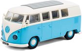 Airfix J6024 QUICKBUILD Volkswagen VW Camper Bus - Blauw - Wit Plastic Modelbouwpakket