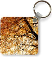Porte-clés - Cadeaux à distribuer - Arbre - Feuilles d'automne - Saisons - Rural - Plastique