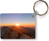 Porte-clés - Berg - Paysage - Soleil - Cadeaux à distribuer - Plastique