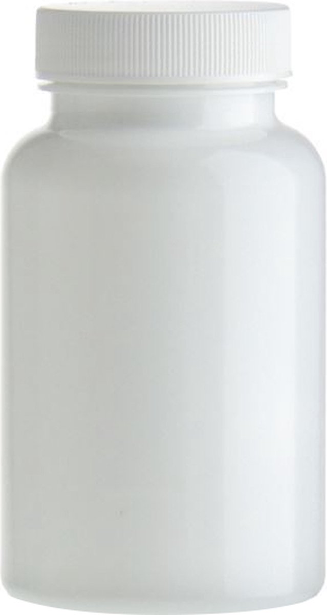 Goedkoopste 10 keer 200 mm PET pot wit met deksel